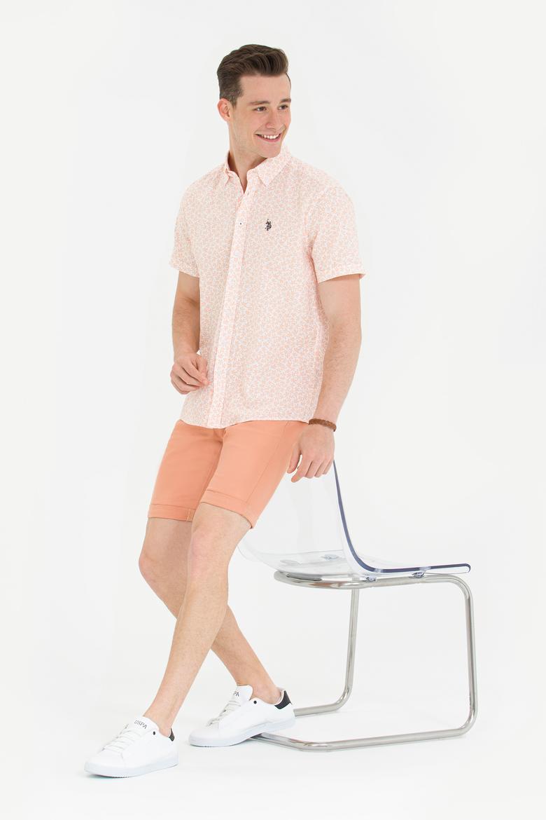 Erkek Kiremit Jean Şort