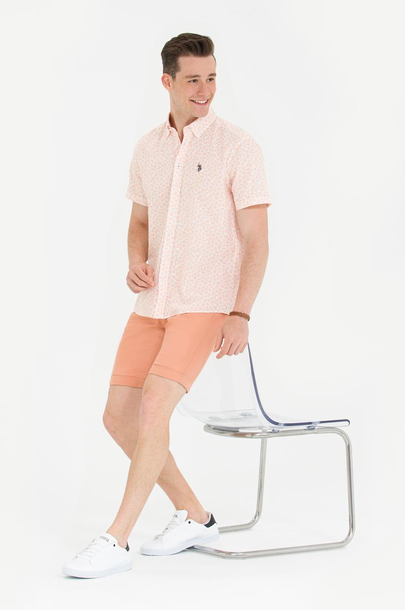 Erkek Kiremit Jean Şort