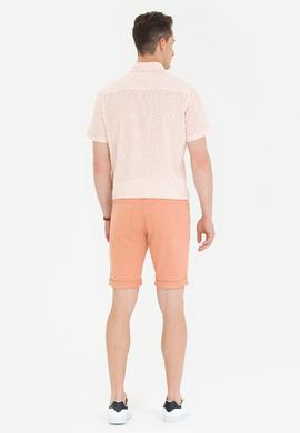 Erkek Kiremit Jean Şort - 50266298002