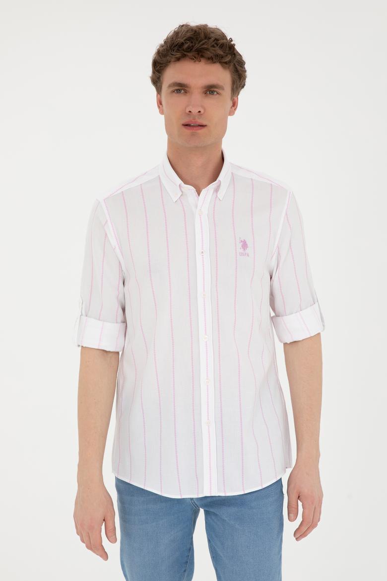 Erkek Pembe Uzun Kollu Gömlek - 50282881001