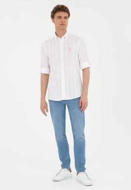 Erkek Pembe Uzun Kollu Gömlek - 50282881001