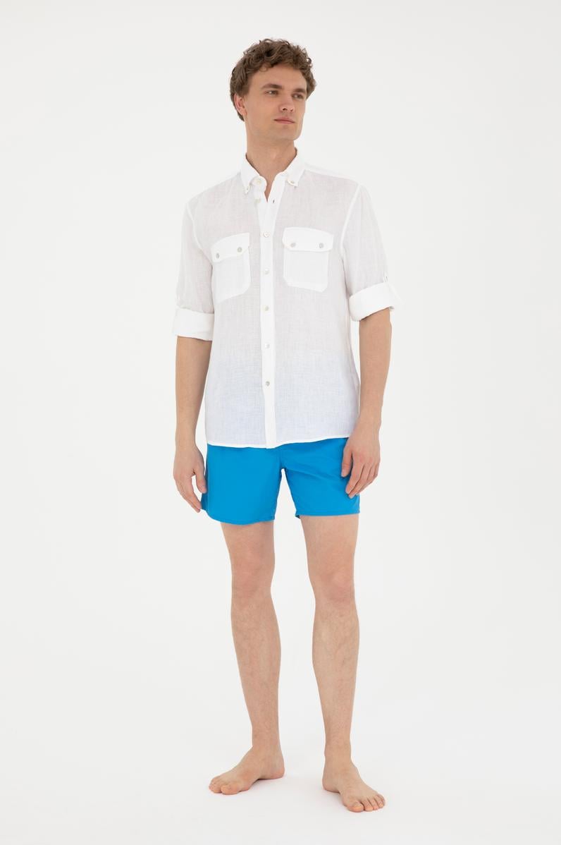 Erkek Saks Deniz Şortu