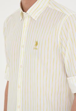 Erkek Fıstık Yeşili Uzun Kollu Gömlek - 50283725032