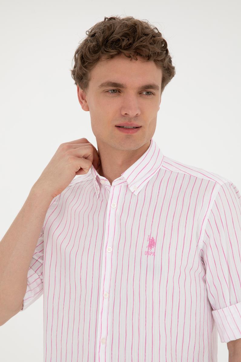 Erkek Menekşe Uzun Kollu Gömlek