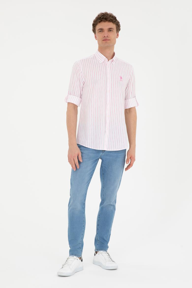 Erkek Menekşe Uzun Kollu Gömlek - 50283725039