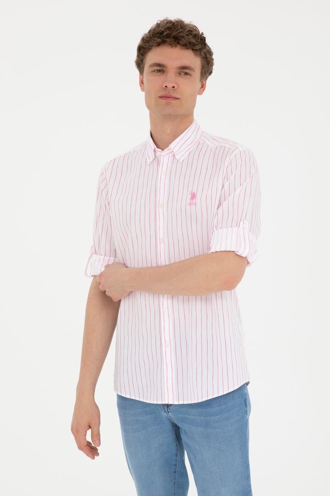 Erkek Menekşe Uzun Kollu Gömlek