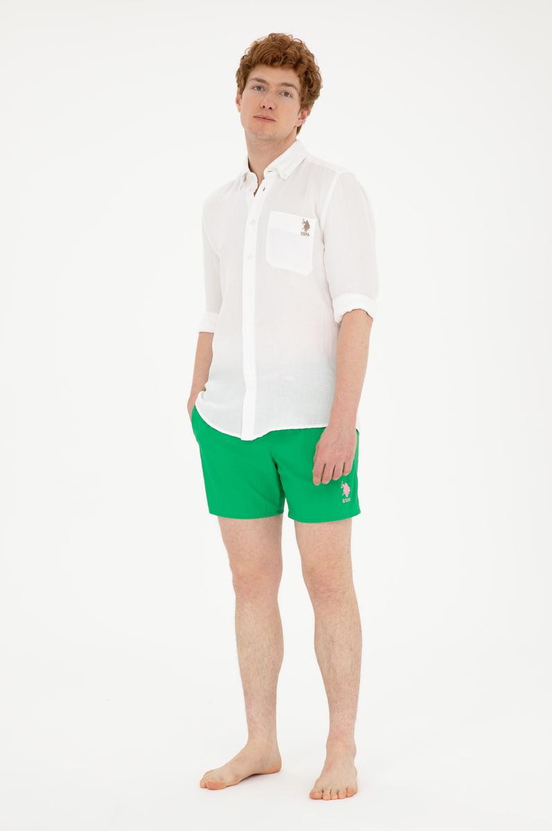 Erkek Yeşil Deniz Şortu
