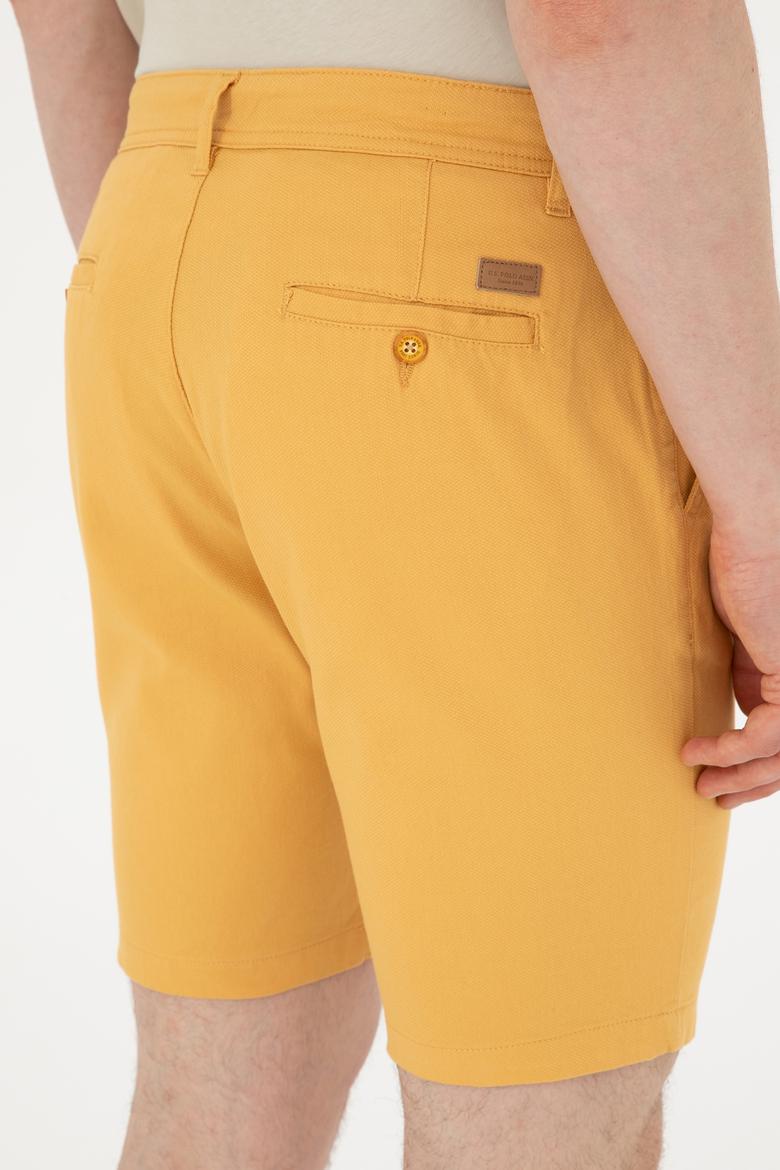 Erkek Safran Dokuma Şort - 50283928134
