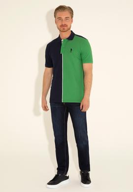 Erkek Regular Fit Polo Yaka Lacivert Tişört - 50288505045