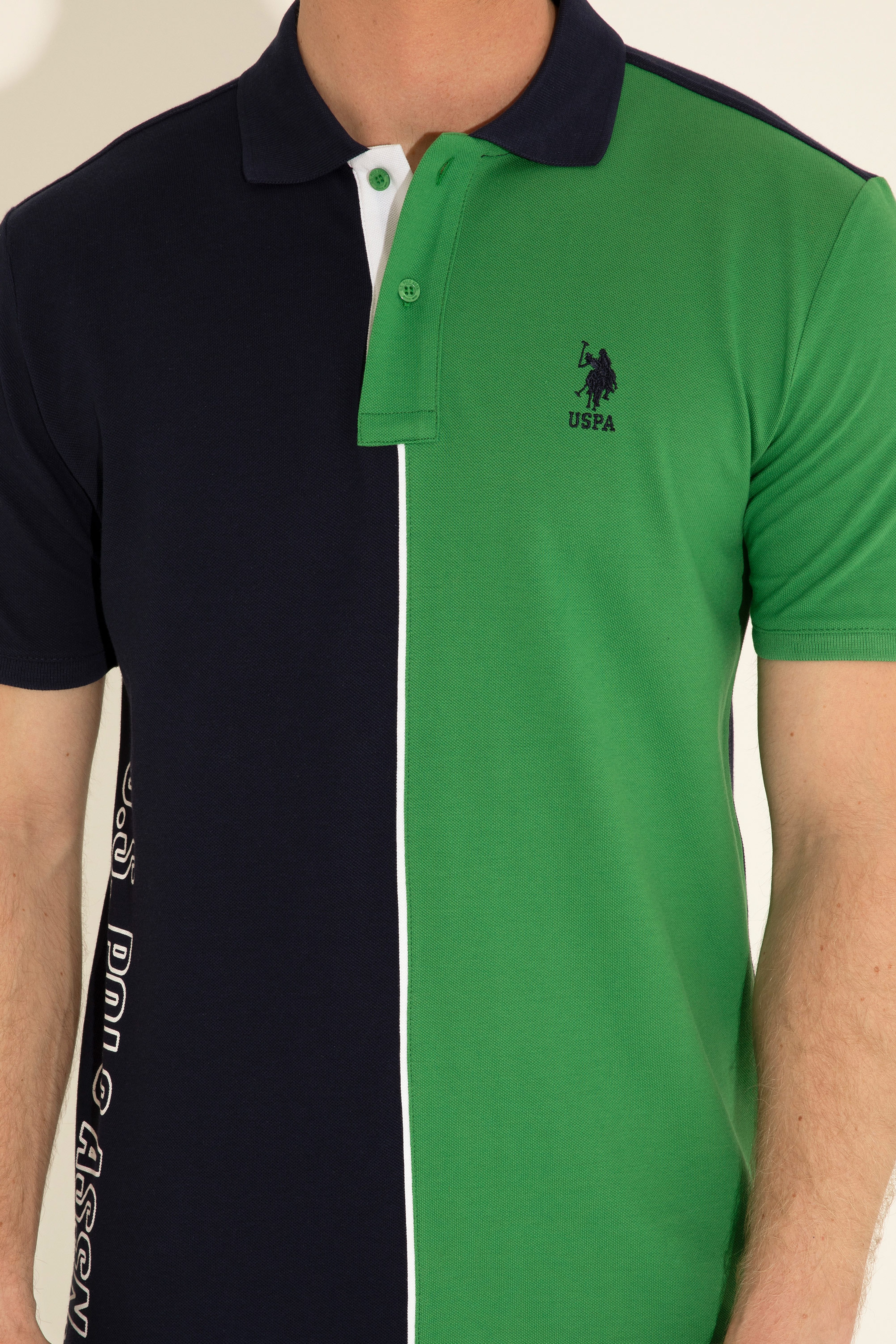 Erkek Regular Fit Polo Yaka Lacivert Tişört - Image 7