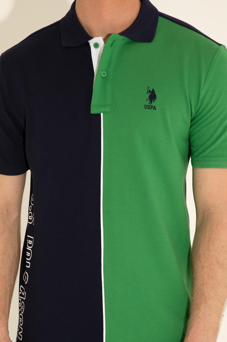 Erkek Regular Fit Polo Yaka Lacivert Tişört