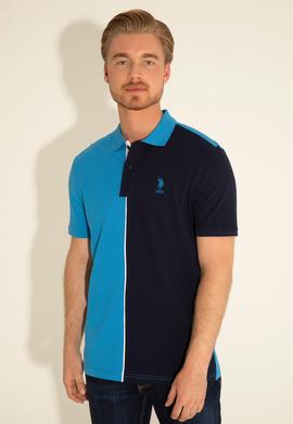 Erkek Regular Fit Polo Yaka Saks Tişört - 50288505053