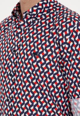 Erkek Lacivert Uzun Kollu Gömlek - 50294750005