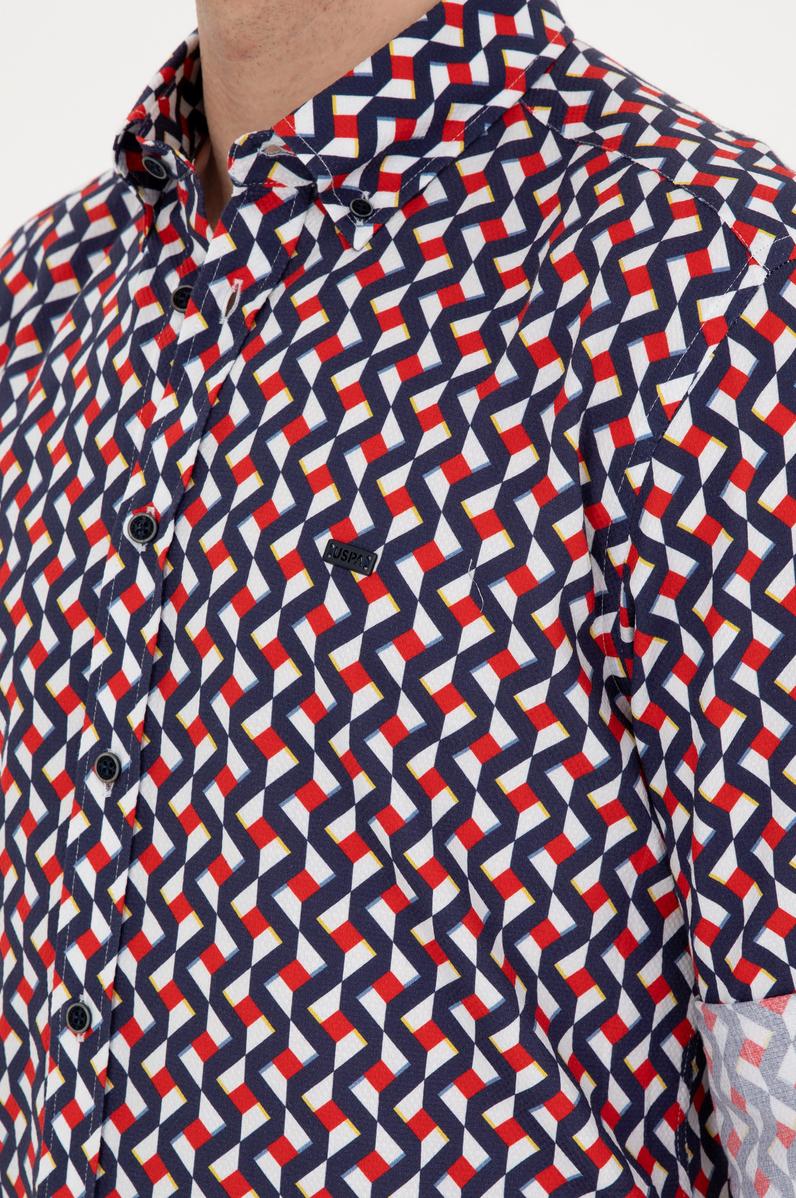 Erkek Lacivert Uzun Kollu Gömlek