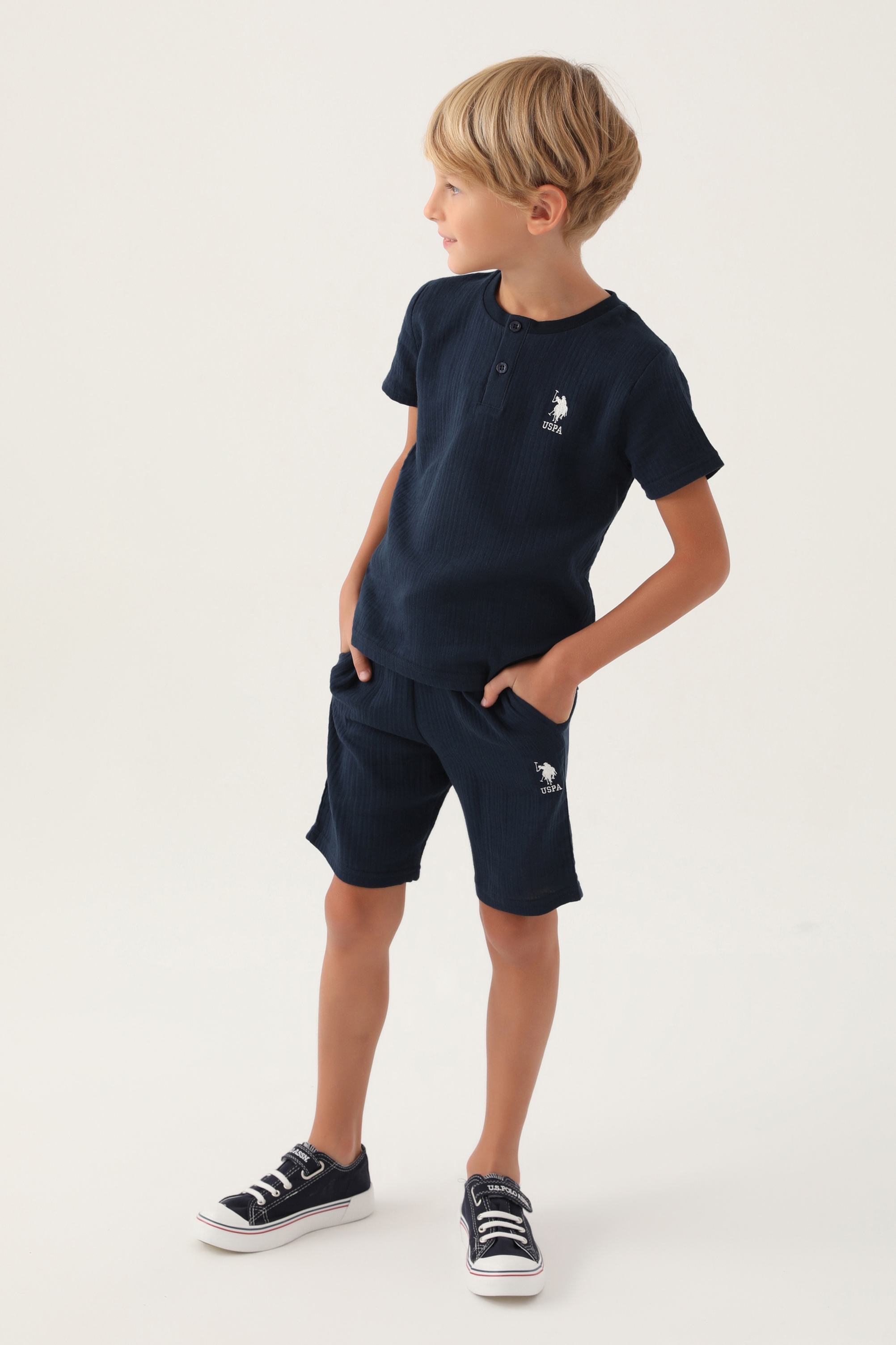 Erkek Çocuk Lacivert Pijama Takımı - Image 2