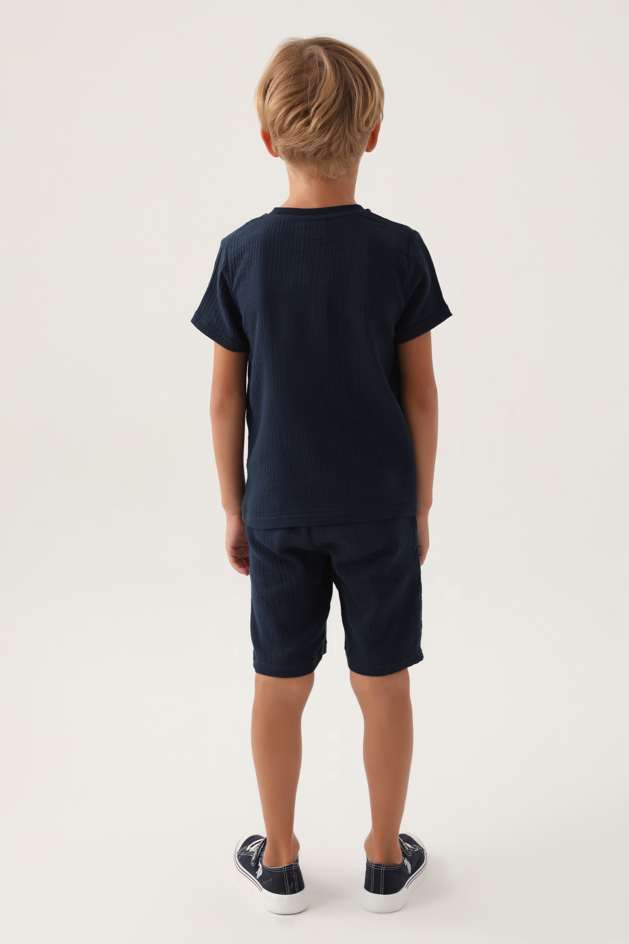 Erkek Çocuk Lacivert Pijama Takımı - Image 4
