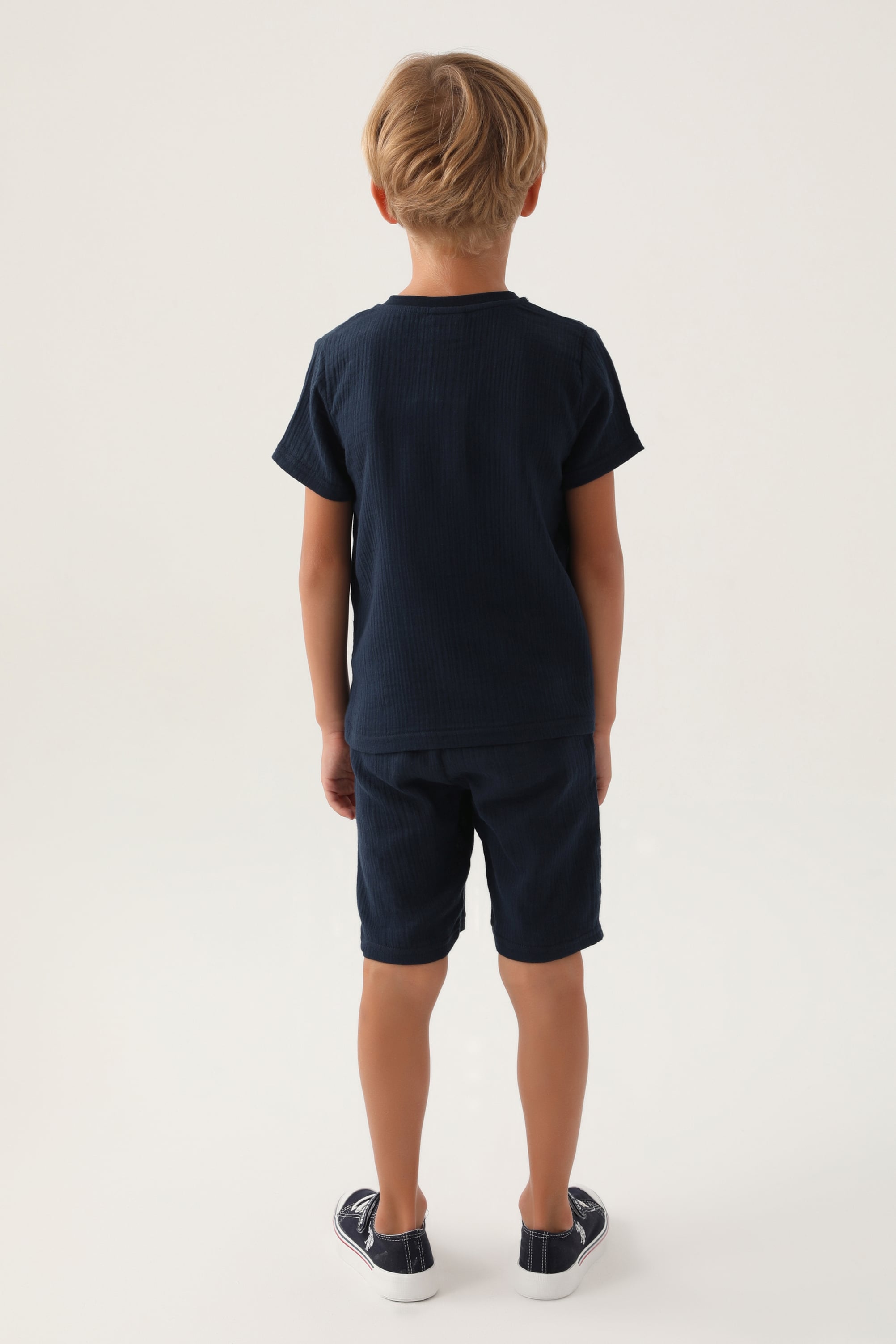 Erkek Çocuk Lacivert Pijama Takımı
