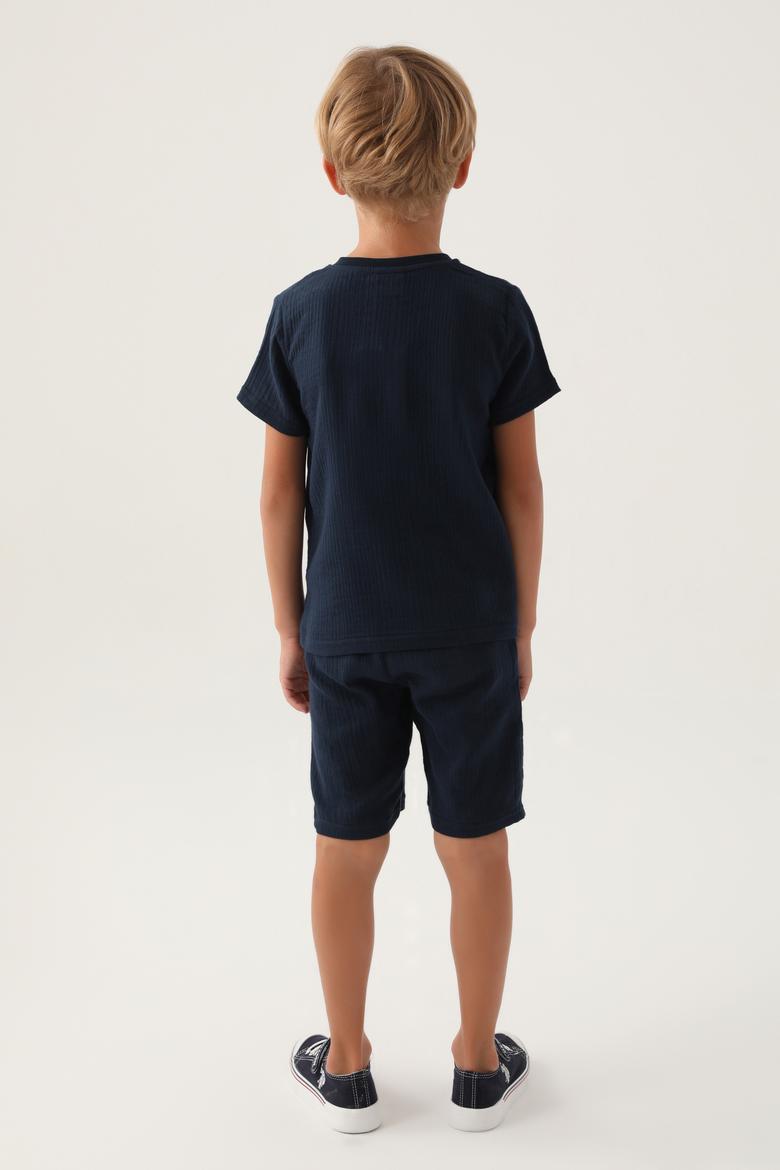 Erkek Çocuk Lacivert Pijama Takımı - 50291597002