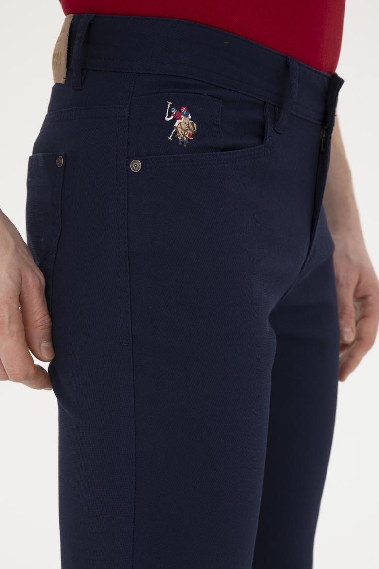 Erkek Regular Fit Lacivert Kanvas / Chino Pantolon - 50286005264