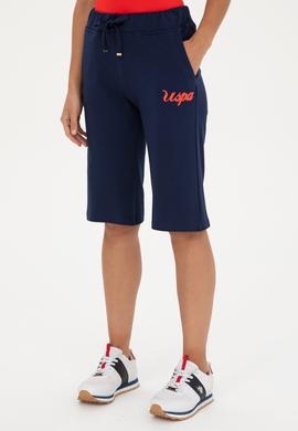 Kadın Lacivert Örme Şort - 50288690001