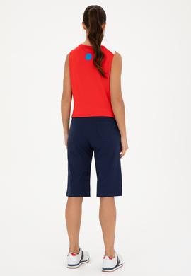 Kadın Lacivert Örme Şort - 50288690001