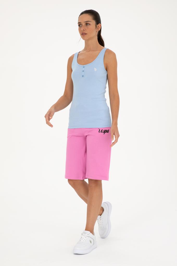 Kadın Menekşe Örme Şort