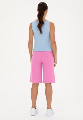 Kadın Menekşe Örme Şort - 50288690020