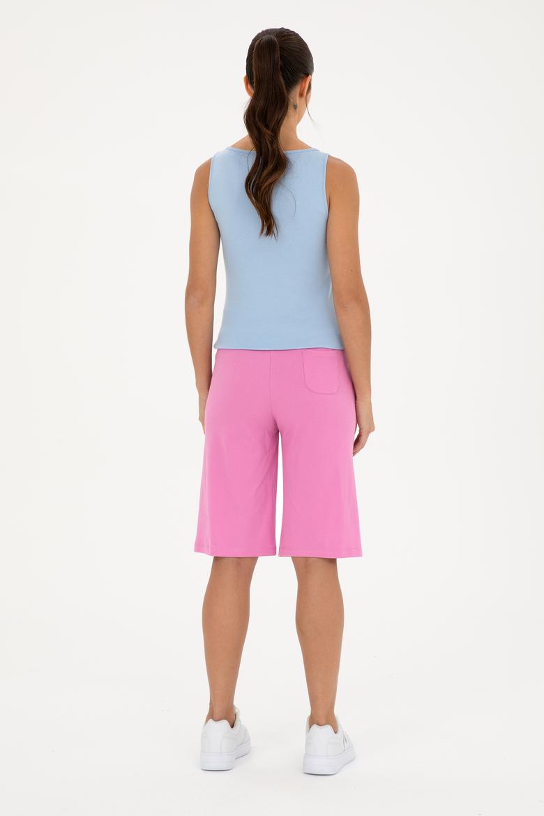 Kadın Menekşe Örme Şort - 50288690020