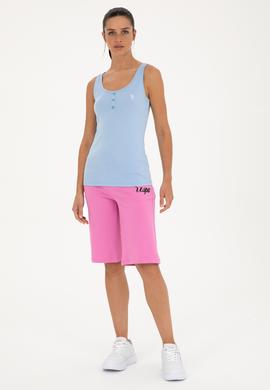 Kadın Menekşe Örme Şort - 50288690020