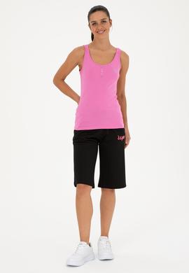 Kadın Siyah Örme Şort - 50288690009