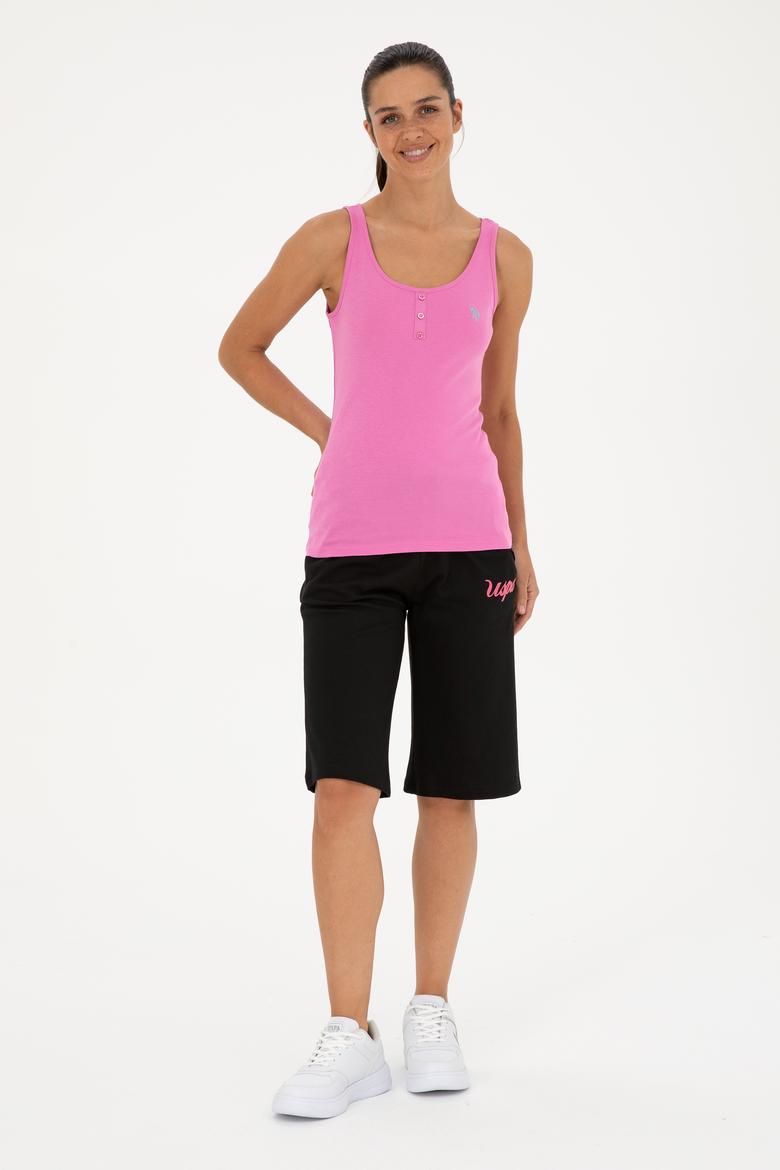 Kadın Siyah Örme Şort