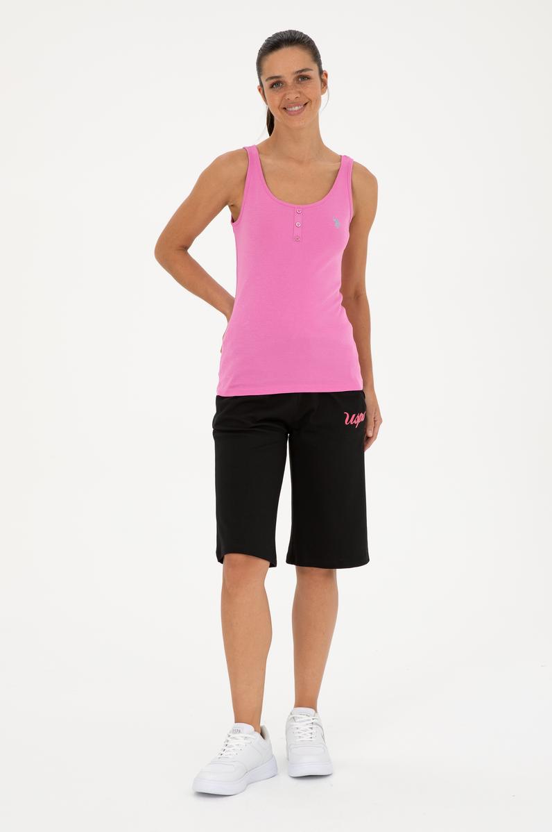 Kadın Siyah Örme Şort