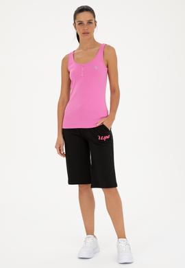 Kadın Siyah Örme Şort - 50288690009