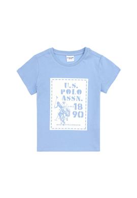 Erkek Çocuk Açık Mavi Bisiklet Yaka Tişört - 50288054009