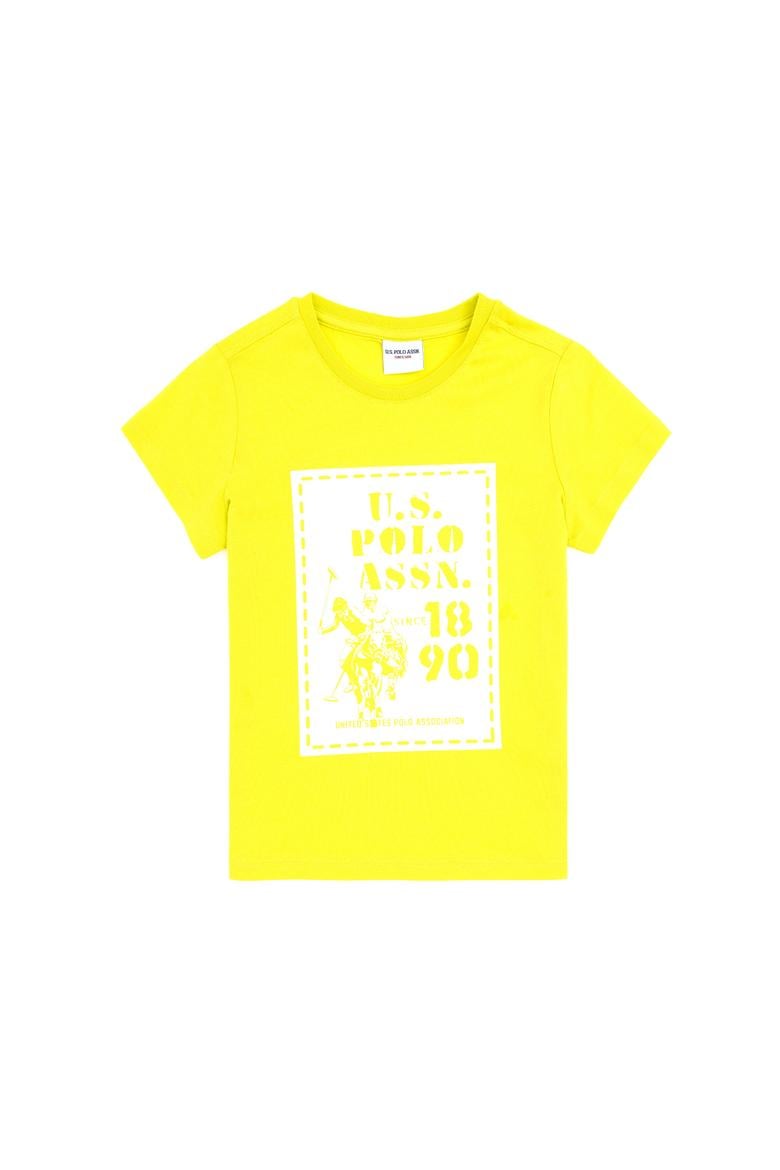 Erkek Çocuk Fıstık Yeşili Bisiklet Yaka Tişört - 50288054026