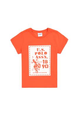 Erkek Çocuk Nar Çiçeği Bisiklet Yaka Tişört - 50288054035