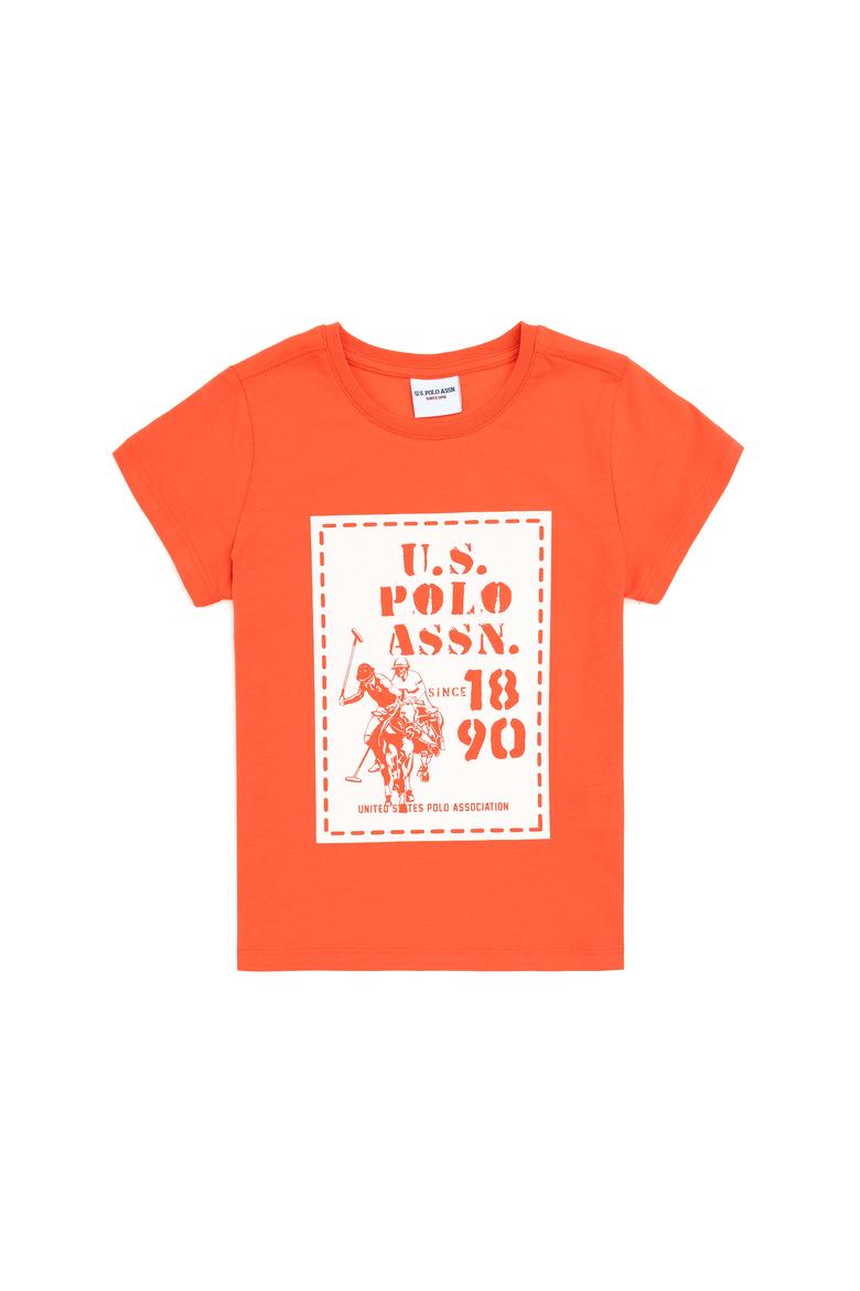 Erkek Çocuk Nar Çiçeği Bisiklet Yaka Tişört - 50288054035