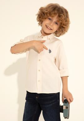 Erkek Çocuk Taş Uzun Kollu Basic Gömlek - 50288715047