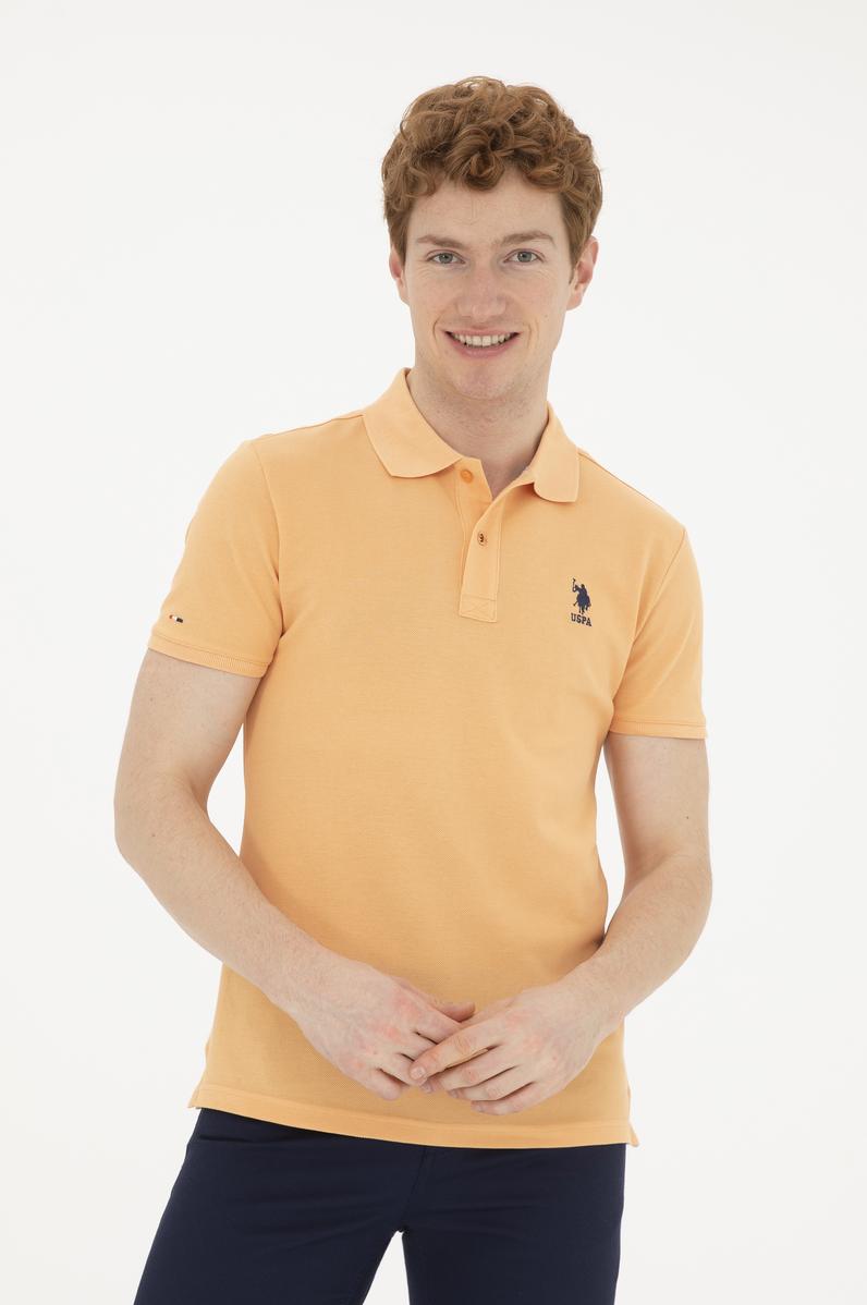 Erkek Turuncu Basic Tişört