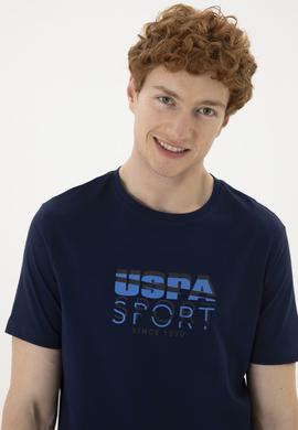 Erkek Lacivert Tişört - 50263289005