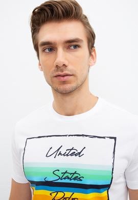 Erkek Beyaz Tişört - 50221084009