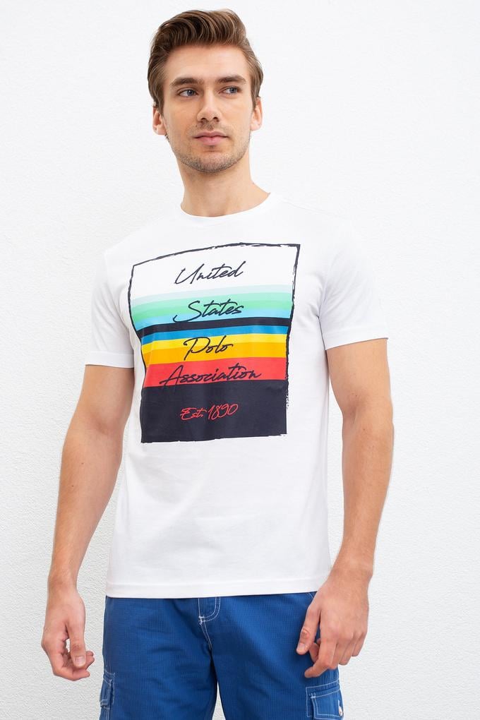 Erkek Beyaz Tişört