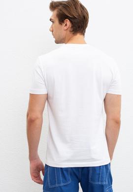 Erkek Beyaz Tişört - 50221084009