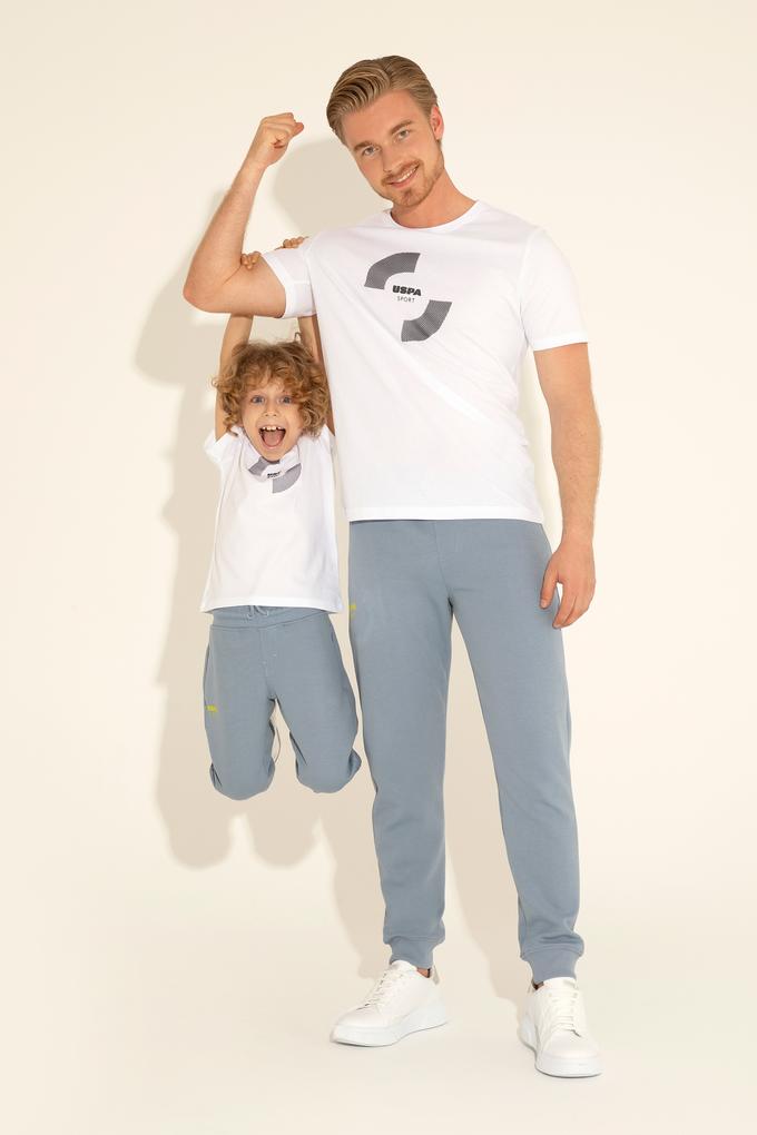 Erkek Regular Fit Bisiklet Yaka Beyaz Tişört