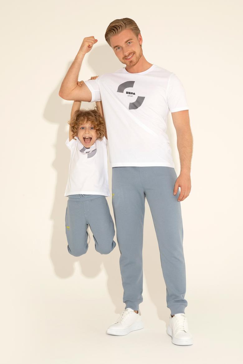 Erkek Regular Fit Bisiklet Yaka Beyaz Tişört