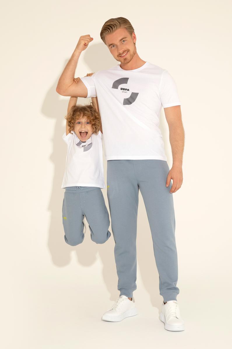 Erkek Regular Fit Bisiklet Yaka Beyaz Tişört