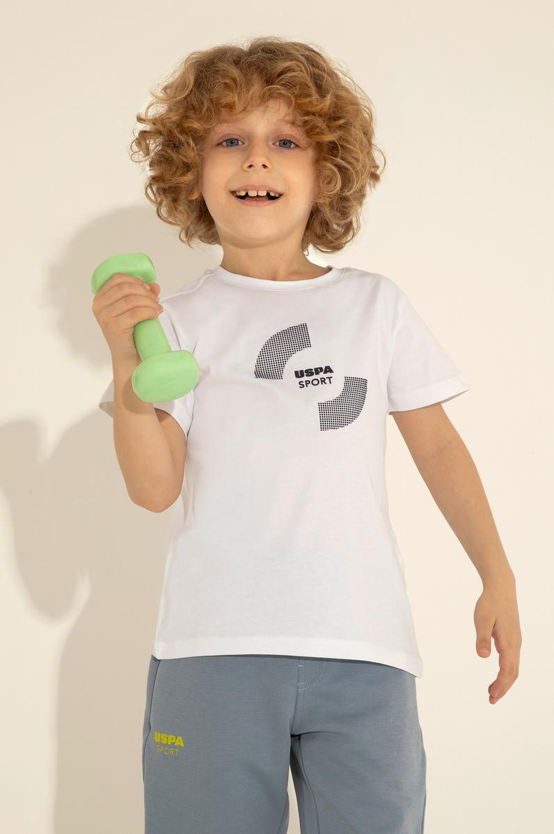 Erkek Çocuk Beyaz Tişört