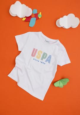 Erkek Çocuk Beyaz Bisiklet Yaka Tişört - 50288056008