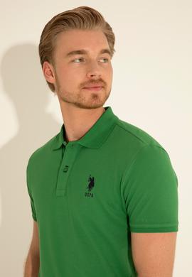 Erkek Yeşil Basic Tişört - 50284633136