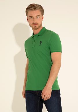 Erkek Yeşil Basic Tişört - 50284633136